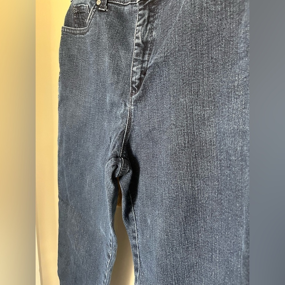 Gloria Vanderbilt Amanda Jeans Original Slimming Jeans Stretch Missy Sz 12 Short - Picture 5 of 11